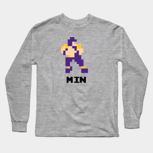 8-Bit Quarterback - Minnesota Long Sleeve T-Shirt